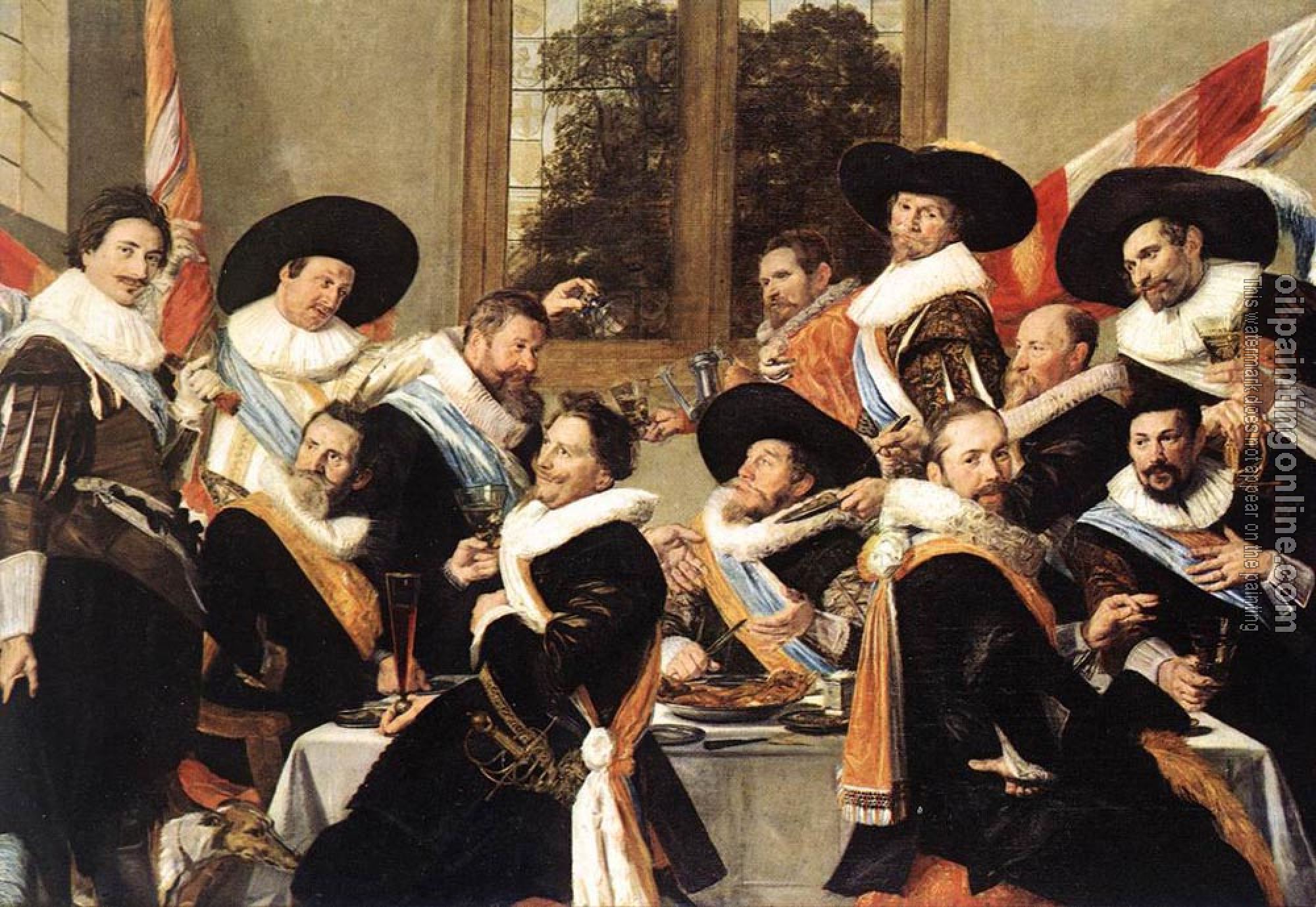 Hals, Frans - Banquet Of The Officers Of The St George Civic Guard Company